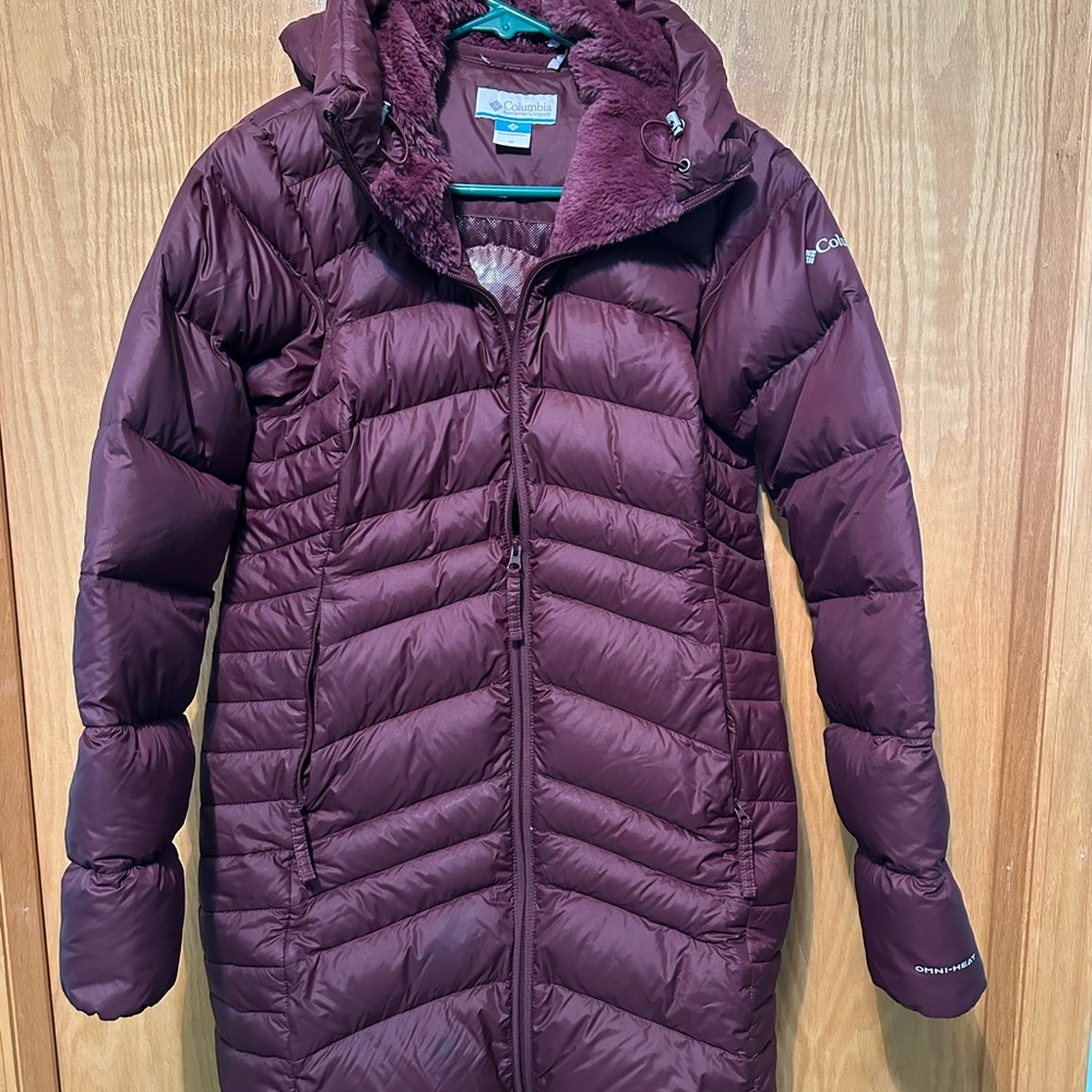 Columbia Maroon Insulated Jacket